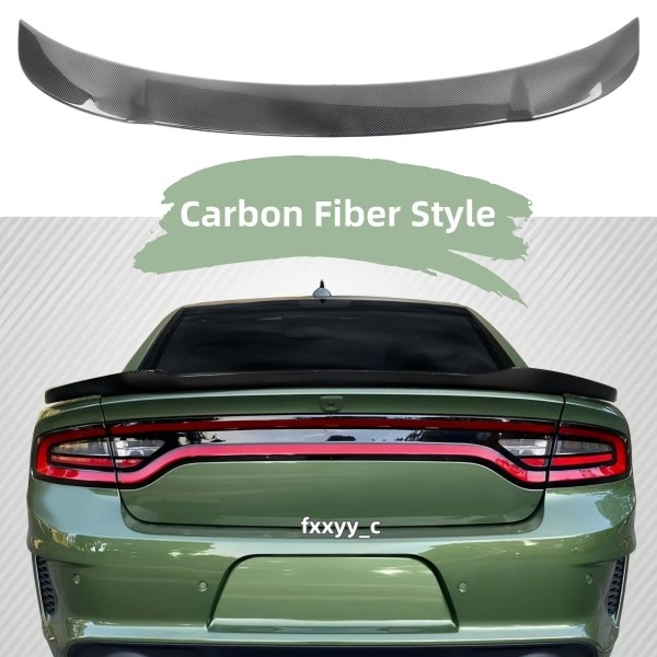 Unbranded Redeye Style Carbon Fiber Style Rear Trunk Lid Spoiler