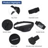 Large Crossbody Fanny Pack for Women and Men, Waist Pack