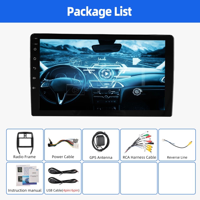 ESSGOO For Nissan Versa Sedan 2015-2019 Apple Carplay Android 14.0