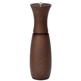 Fletchers' Mill Border Grill Salt Mill, Walnut Stain - 8 Inch, Adjustable Coarseness Fine to Coarse, MADE IN U.S.A.