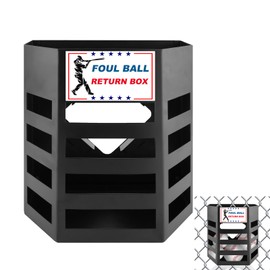 BTXKQTH Heavy Duty Foul Ball Return Box Station, Baseball Hitting and Softball Training Equipment Practices Return Bucket with Drain Holes, Best Partner to Enhance Your Team's Practice Sessions