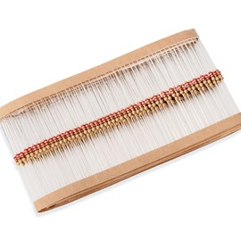 Innfeeltech 300 Pieces 1/4 W 5% Tolerance 220 Ohm Carbon Film Resistance for DIY Project and Experiments