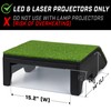 GoSports Golf Simulator Projector Cover with Turf - Floor Mounted