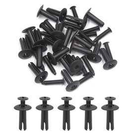 Flaconi 20PCS Aefestigungsclips Auto,Spreiznieten,Auto Clips,Kunststoffnieten,Türverkleidung Clips,Türverkleidung Plastiknieten Befestigungsclips,Geeignet für Zierclips,Stoßstangenclips