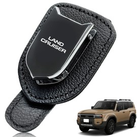 HUDIY (Hoodie) Toyota Prius 60 Series/Crown/Alphard 40 Series Car Sunglasses Holder (Leather Style (Black), Land Cruiser)