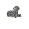 Generisch Labrador Retrivier Dog Figurine, Decoration, Dog Statue in Grey,