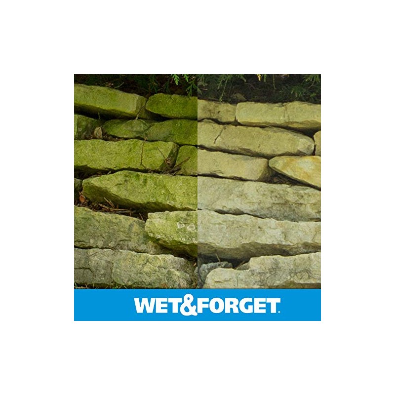 Wet & Forget No Scrub Outdoor Cleaner for Easy Removal