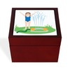 CafePress Sprinkler Play Memory Keepsake Jewelry Box, 5"x5"x3.75"
