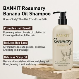2 Pack Rosemary Batana Shampoo for Thinning Hair,11.8 Fl Oz