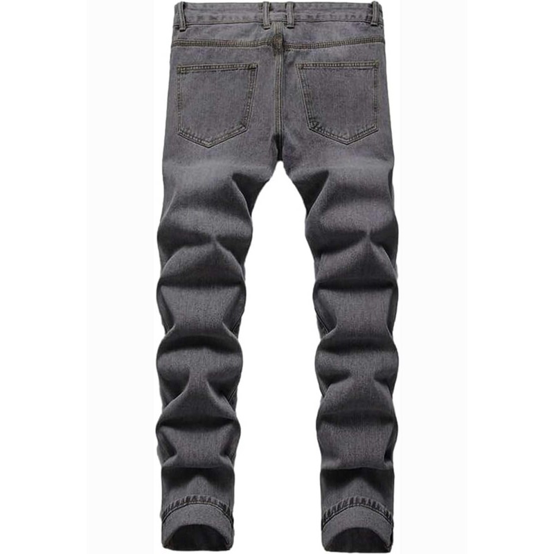 Boy's Skinny Fit Ripped Destroyed Distressed Fashion Kids Denim Jeans