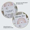 Geschenk Glücksbringer zur Einschulung | Regenbogen in Rosa | Mutmacher