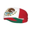 Mexico Mexican Flag Headband Stylish Yoga Exercise Hairbands Breathable Sweatbands