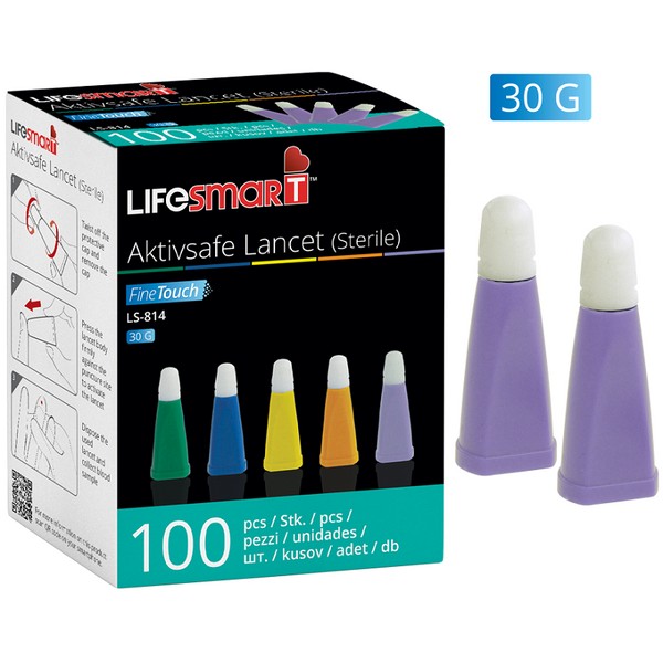 Lifesmart Aktivsafe Fine Touch Sterile Lancets 100