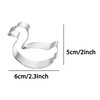 WJSYSHOP Goose Swan Shaped Cookie Cutter