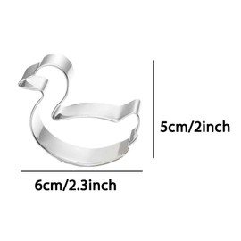 WJSYSHOP Goose Swan Shaped Cookie Cutter