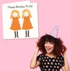 Adorable Happy Birthday Card For Twin - Happy Birthday To