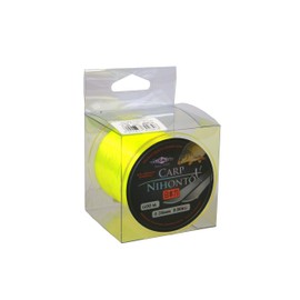 NIHONTO CARP Fluo Yellow Monofilament Very Smooth Fishing Line Carp Line Feeder Line Available from Diameter 0.23 to 0.40 mm (Diameter 0.28 mm / Load Capacity 8.8 kg)