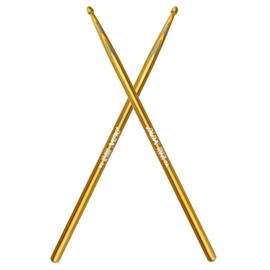 Drum Sticks for Drums, 7A Wooden Drumsticks, Consistent Weight and Pitch, Durable and Drum Stick for Jazz Drum Electronic Drums set, Drum Prastic Pad, Drumsticks for Professionals Beginners (Yellow)