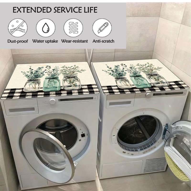 NYZE Washer Dryer Covers For The Top Non-Slip Waterproof Washing