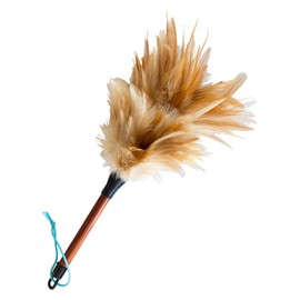 ESCI M11 Handmade Mini Hair Duster Brown (Made in Japan) For Removing Dust Around Dashboards and Desks