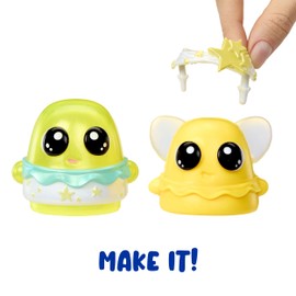 DohKins Fairy Single Pack Character - Includes 1 DohKins Character, Collect All 6, Dough Never Dries, No Gluten, Suitable for Collectors & Kids Ages 2-5 Years