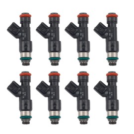 Dasbecan 8 boquillas de inyectores de combustible 12594512 compatibles con GMC Yukon Sierra 1500 Chevy Tahoe Avalanche Silverado 1500 5.3L 6.0L V8 FLEX/GAS reemplaza # 217-2436