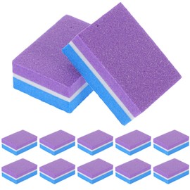 WOONEKY 50pcs Nail Art Sponge Buffer Blocks Dual Sided Nail Files for Women Men Manicure Tools Easy to Use Safe and Practical for Manicures