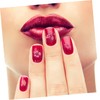 Baluue 4sets Easy Apply Nail Stickers Cherry Flower Nail Art