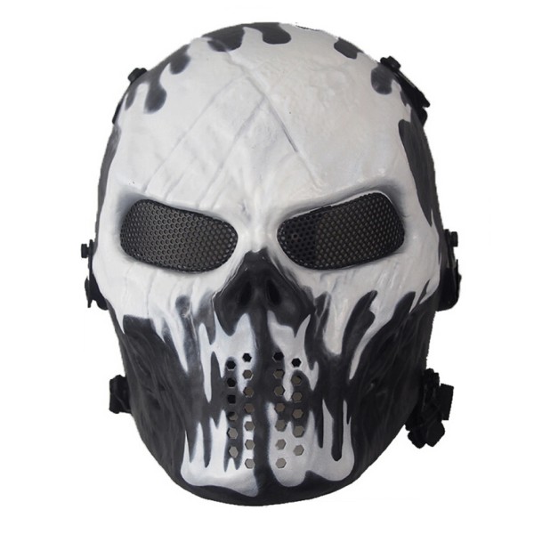 1Pack Airsoft Paintball Tactical Full Face Protection Skull Mask Skeleton