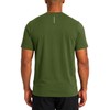 Zengjo Workout T Shirts for Men Quick Dry(Army Green,XL)