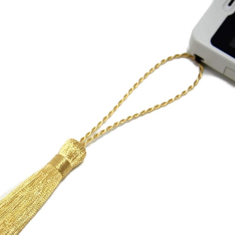 Machida Tetoron Yokomaki Tassel, Ornament, Accessory Tassel, Polyester Tassel (Gold)