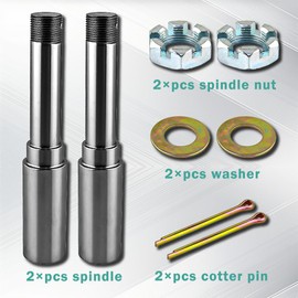 JADODE Trailer Spindle BT8 EZ Lube Spindle for 2000lbs Trailer Axle Spindle 1-1/4"