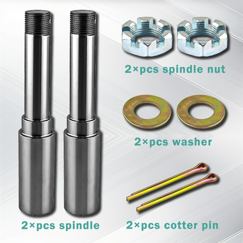 JADODE Trailer Spindle BT8 EZ Lube Spindle for 2000lbs Trailer