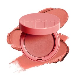 TFIT Fluffy Velvet Cushion Blush, Envase de Cushion, Textura Cremosa, Acabado Ligero y Aterciopelado, Maquillaje Coreano (N02 Fig Nude, 4g)