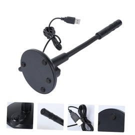 VICASKY 1pc Conference Microphone Flexible USB Microphone Voice Amplifier (Black)
