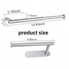 FPOSEI 2PCS Hat Rack for Baseball Caps, AdjustableStainless Steel Baseball
