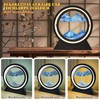 BARVERE Sand Pictures for Rotating with LED, 3D Dynamic Sand