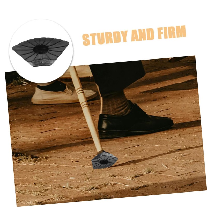 GANAZONO 6pcs Rubber Tips Protectors for Walking Sticks Cane Tips