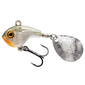 Westin DropBite Spin Tail Jig Spinner, Length / Weight: 3.4 cm / 17 g, Colour: Clear Olive