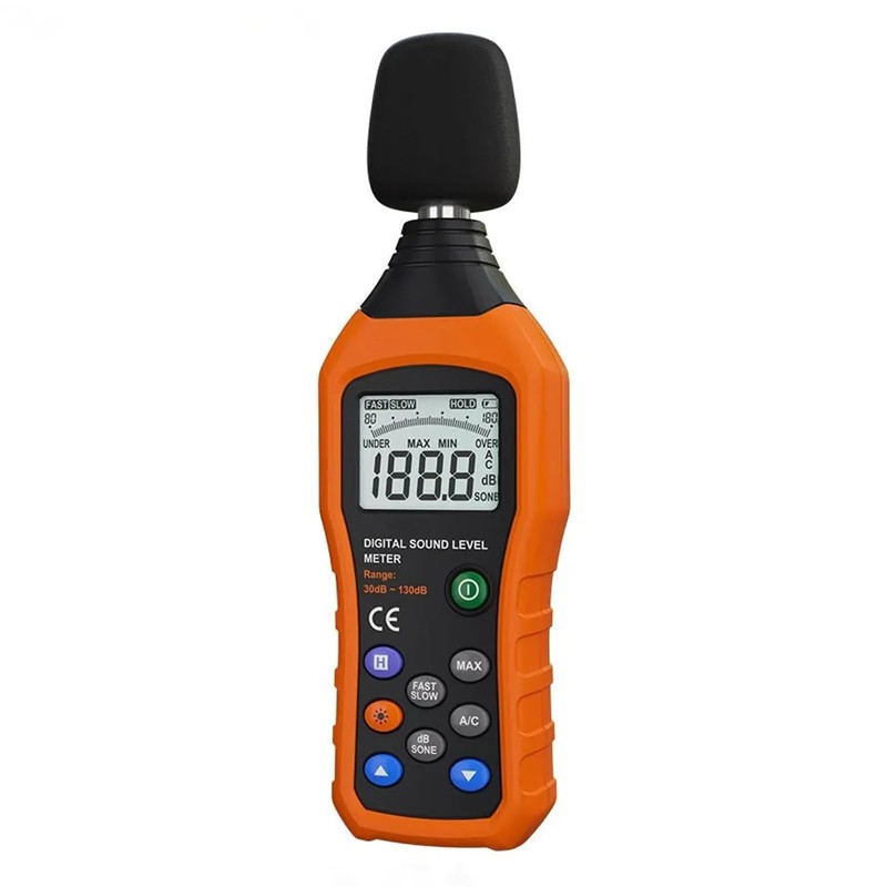Meichoon Handheld Decibel Meter Digital Sound Level Meter A/C Weighted