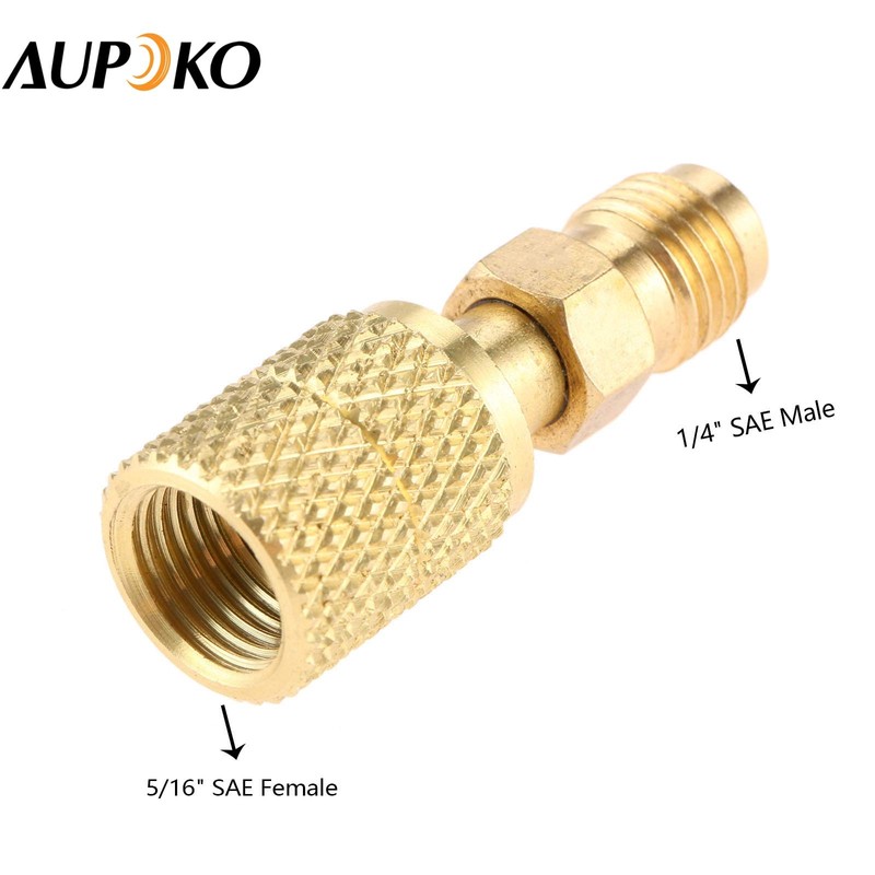 Aupoko R410A Straight Swivel Adapter, R410A Mini Split Adapter with