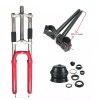 ntnmotorcycle 26'' Red Bicycle Fork Suspension, Headset & CNC 29mm