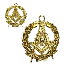 Masonic Past Master Chain Collar Jewel Gold Plated