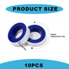JOCXZI White High Sealing Performance Teflon Tapes (10 m x