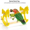 Rocking Bird Perch Toy, Wooden Parrot Toys Training, Intelligence Bird