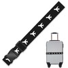 PAVIKE Suitcase Belt, Airplane Pattern, Suitcase Band, Carry Case Band,