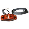 Optronics MCL13ATRS Mini Sealed 2-LED Marker/Clearance Light with Chrome Bezel