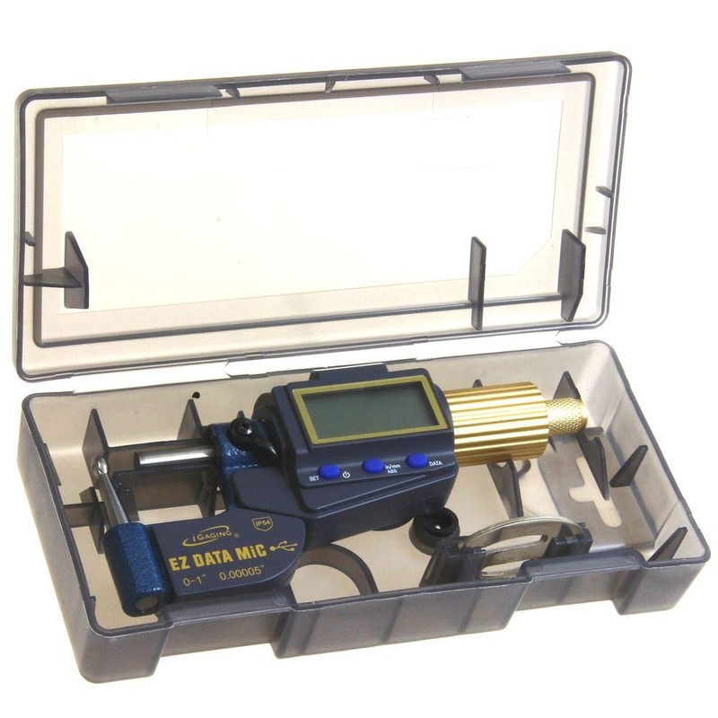 iGaging Reloading Micrometer Tube Ball Spherical Anvil 0-1"/0.00005" Gunsmith X