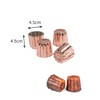 Patisse 43003 Copper Fluted 45 mm Set of 4