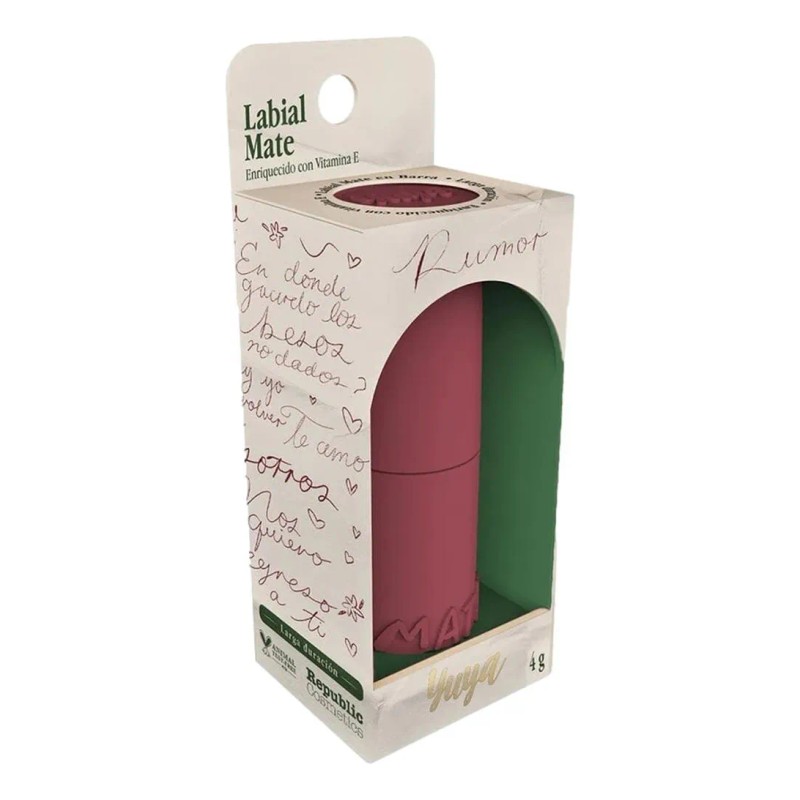 Yuya - Labial Mate En Barra Rumor, 4g